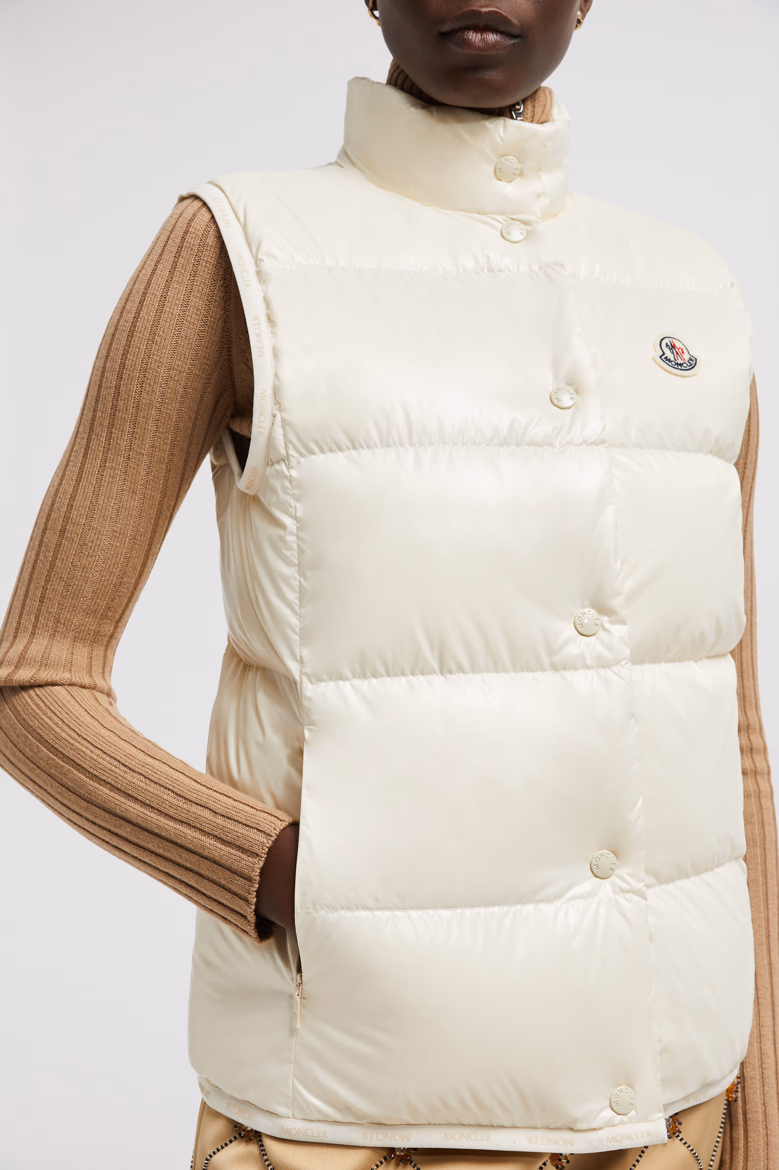Chaleco plumífero Badia Mujer Blanco Moncler 6